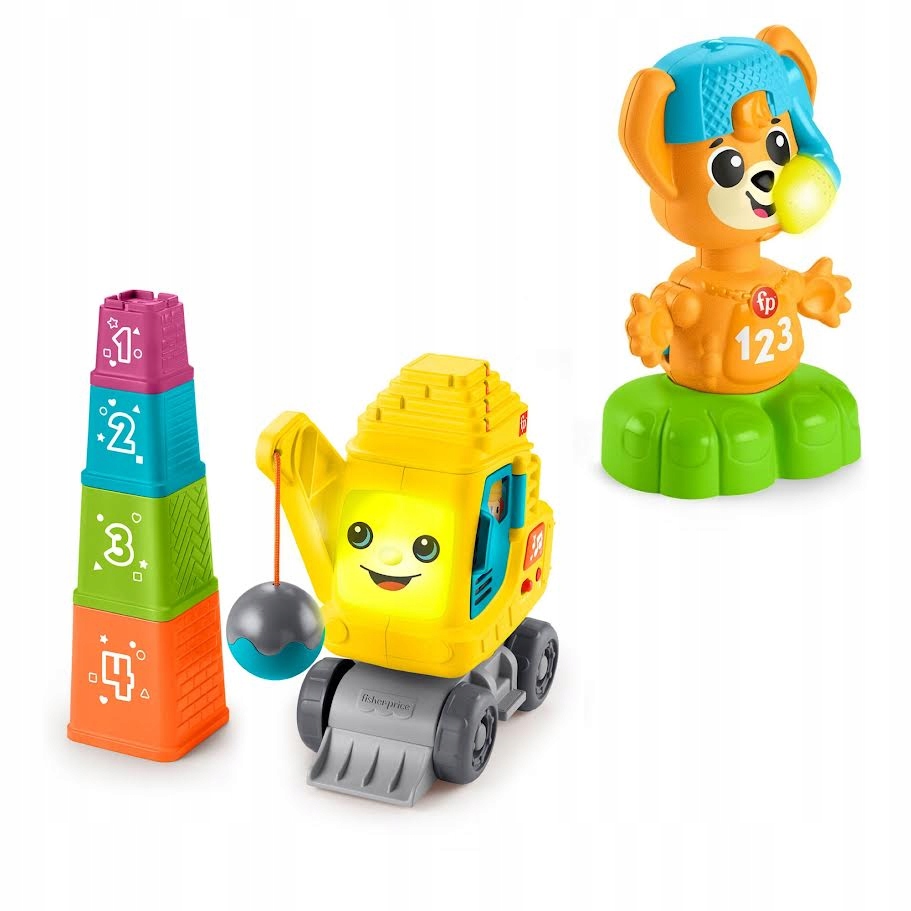 Žeriav FISHER-PRICE HAPPY "STACK AND COUNCIL" HWY64