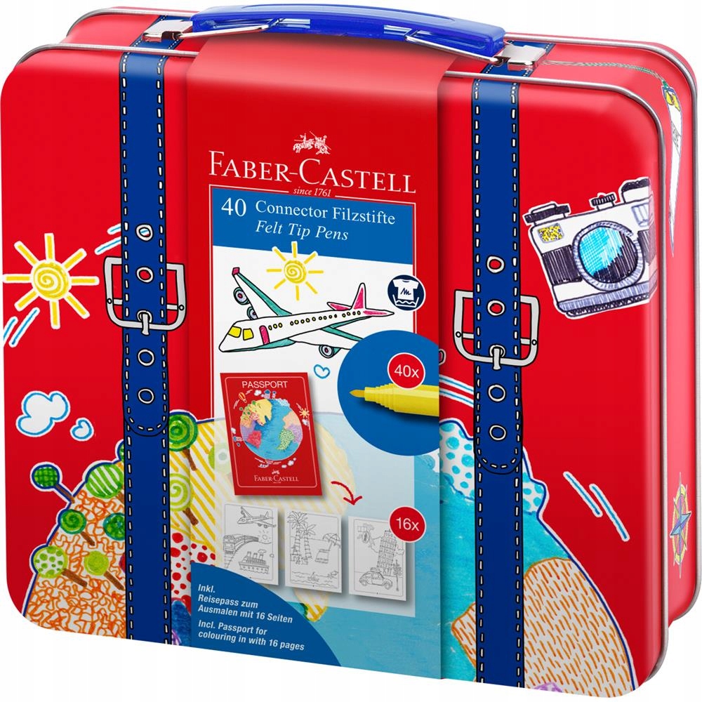 Felt-tip perá Faber-Castell 40 ks.