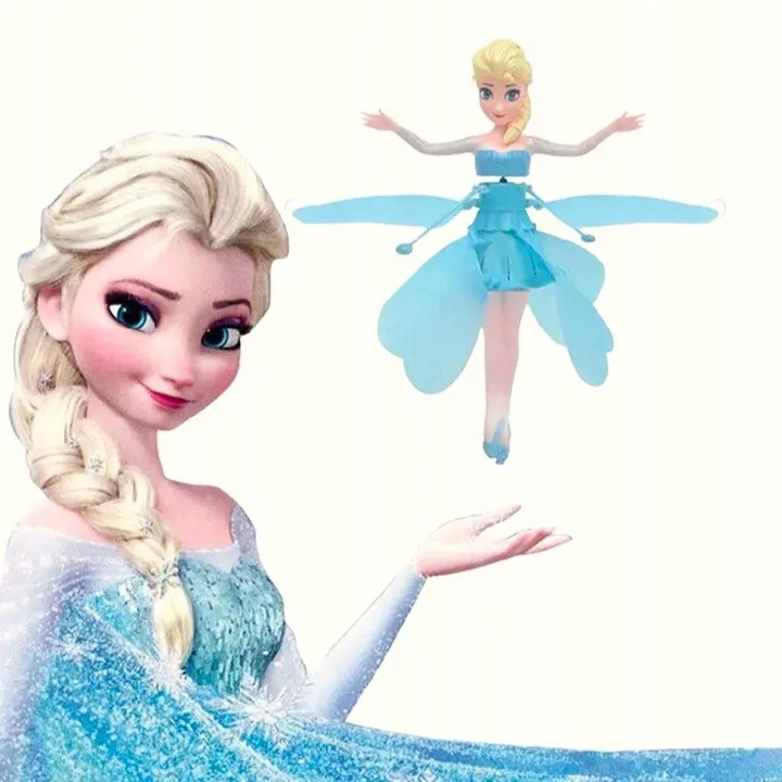 BÁBIKA LIETAJÚCA VÍLA ELSA FROZEN FROZEN (MRAZENÁ)