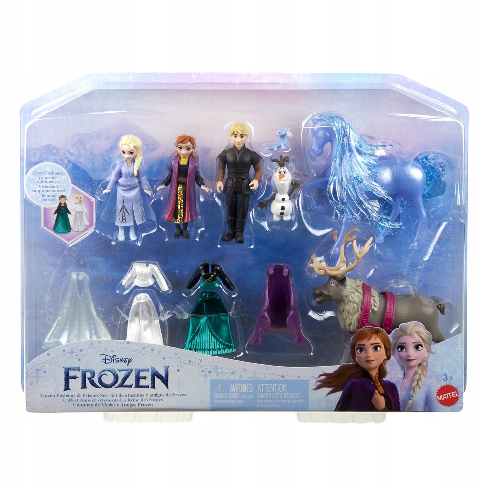 Sada figúrok bábik Frozen Anna Elsa s oblečením Frozen