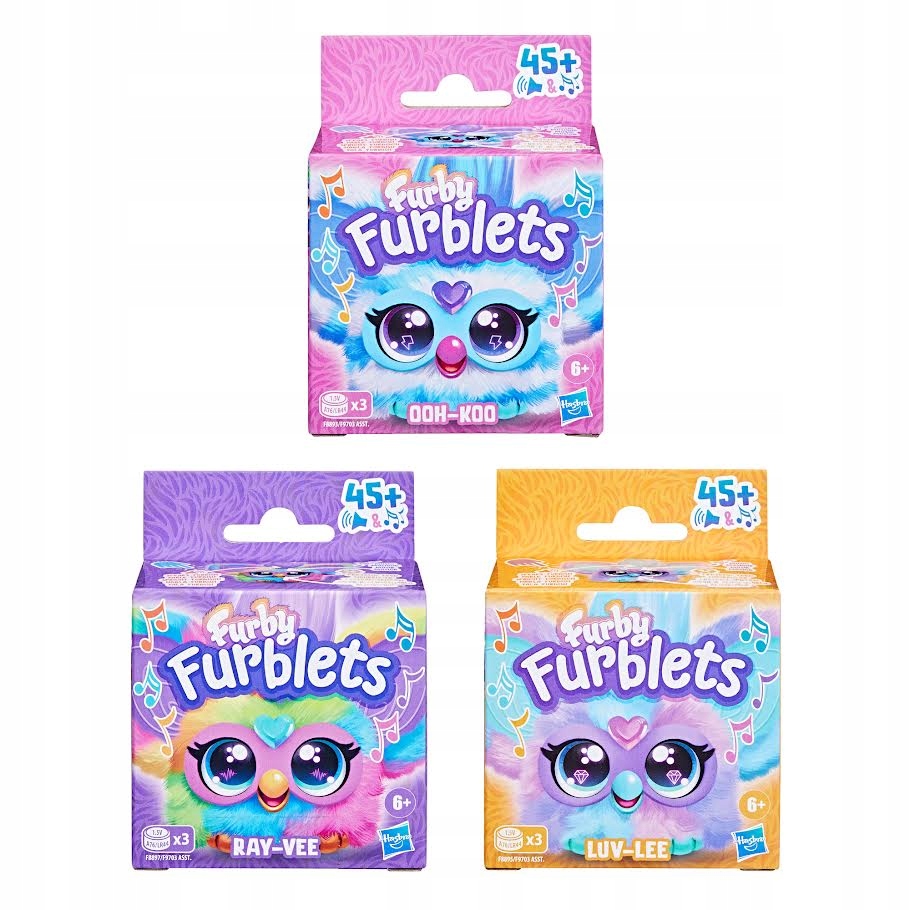 Interaktívny maskot Furby Furblest s 3 ks v balení