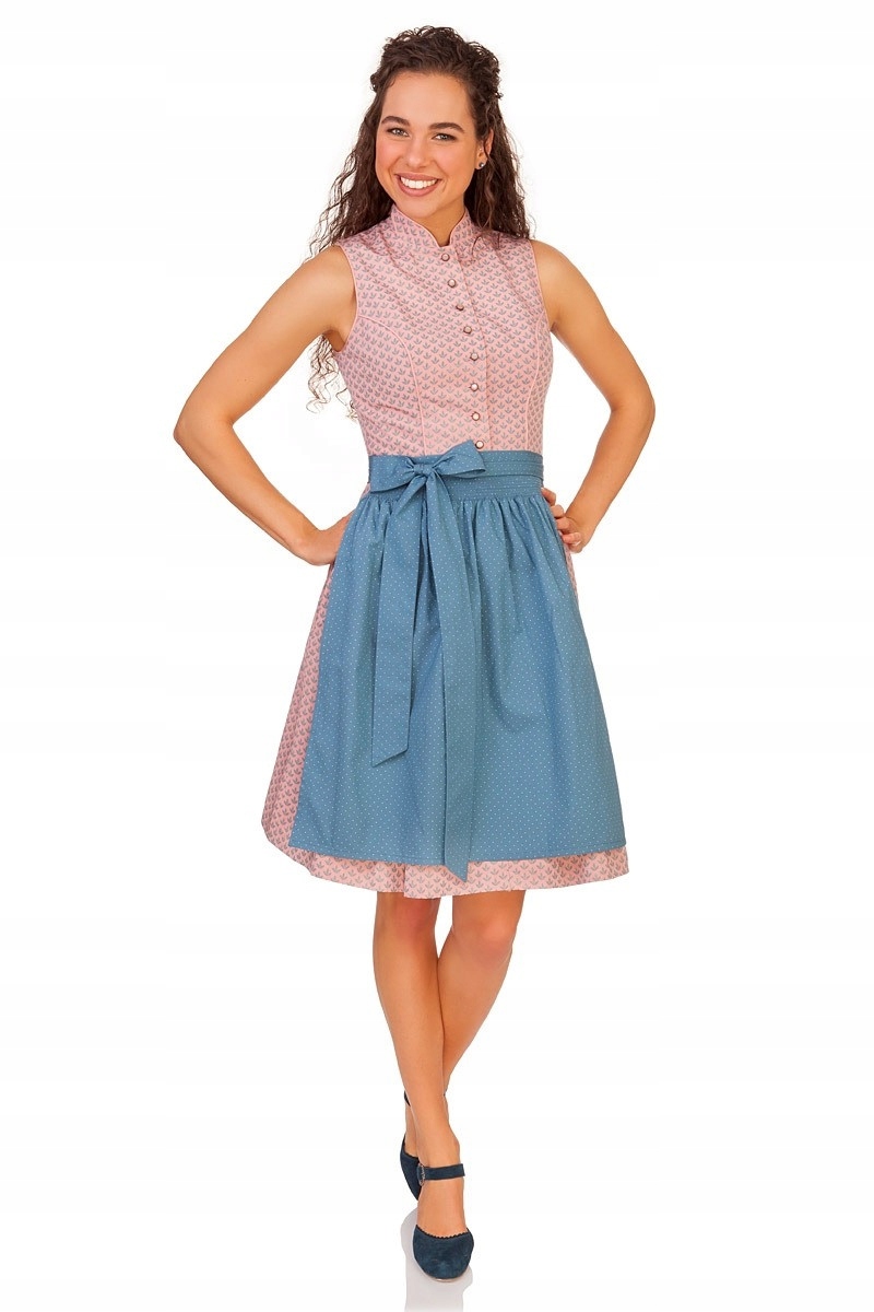 Kostým, maska - G47O005 Dirndl Dress Oktoberfest Alpenfee 42