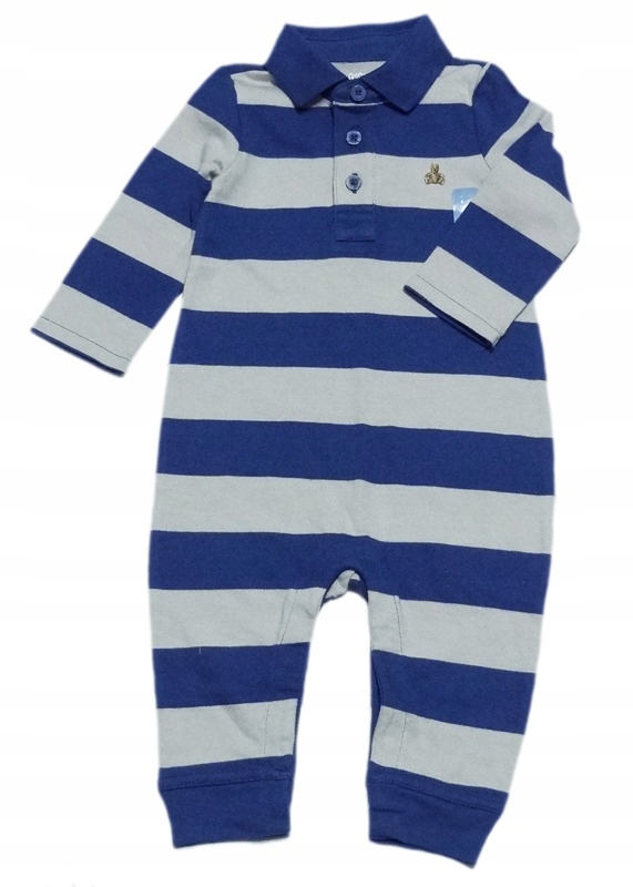 Dupačky -  Gap 80 ECRU RAMPERS, NAVY BLUE