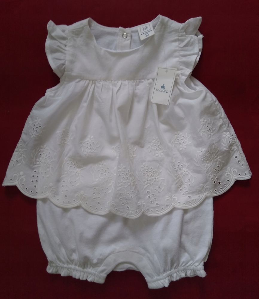 Dupačky - Rampers Baby Gap 68 Biela