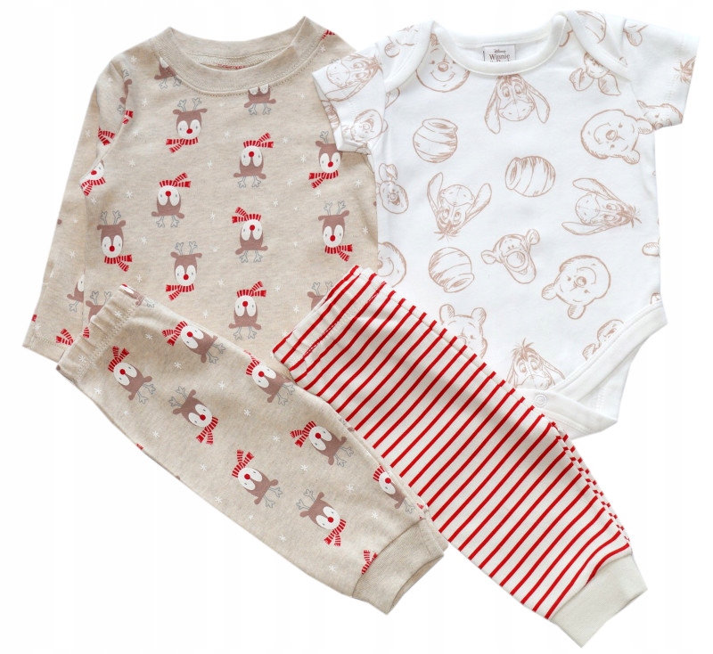 Detský komplet - Baby Set George 62 Beige 4 ks.