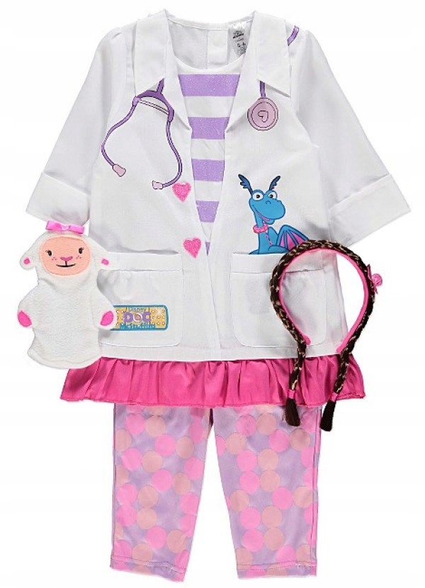 Kostým pre dievča - Dr. Disney 92-98 outfit