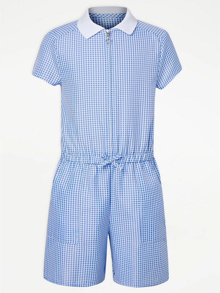 Detská kombinéza - George 128 Summer Oversone White, Blue