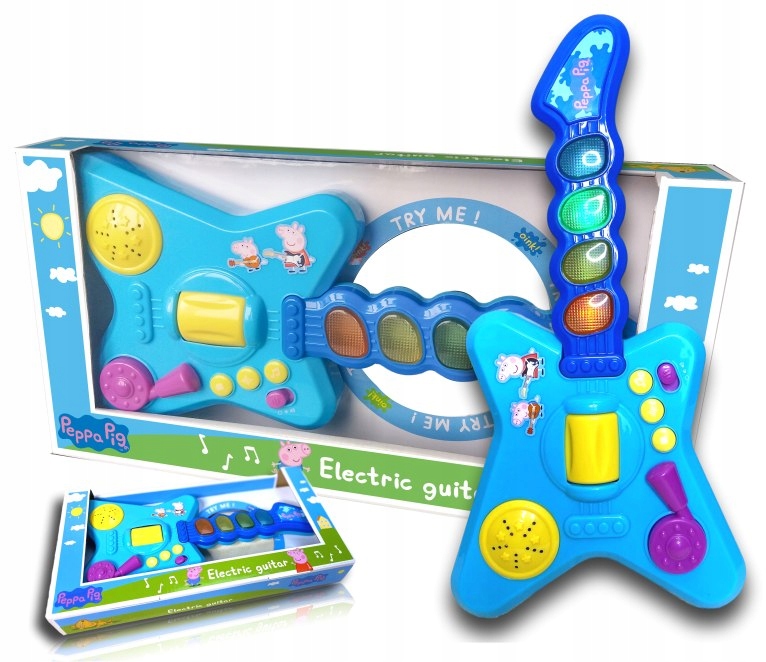 Peppa interaktívna elektrická gitara