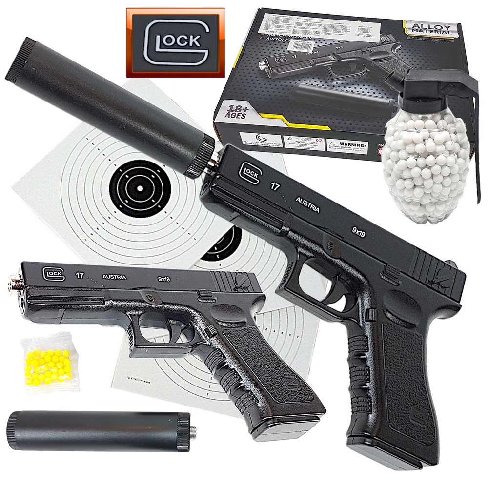 Glock 17 100% kovová POLICAJNÁ GUĽOVÁ ZBRAŇ
