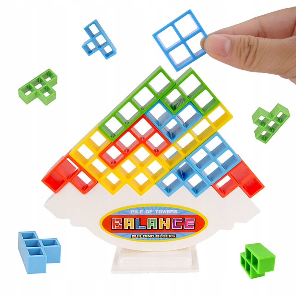 Logická hra - TETRIS TETRA Tower Tower Vzdelávacie puzzle Game Game