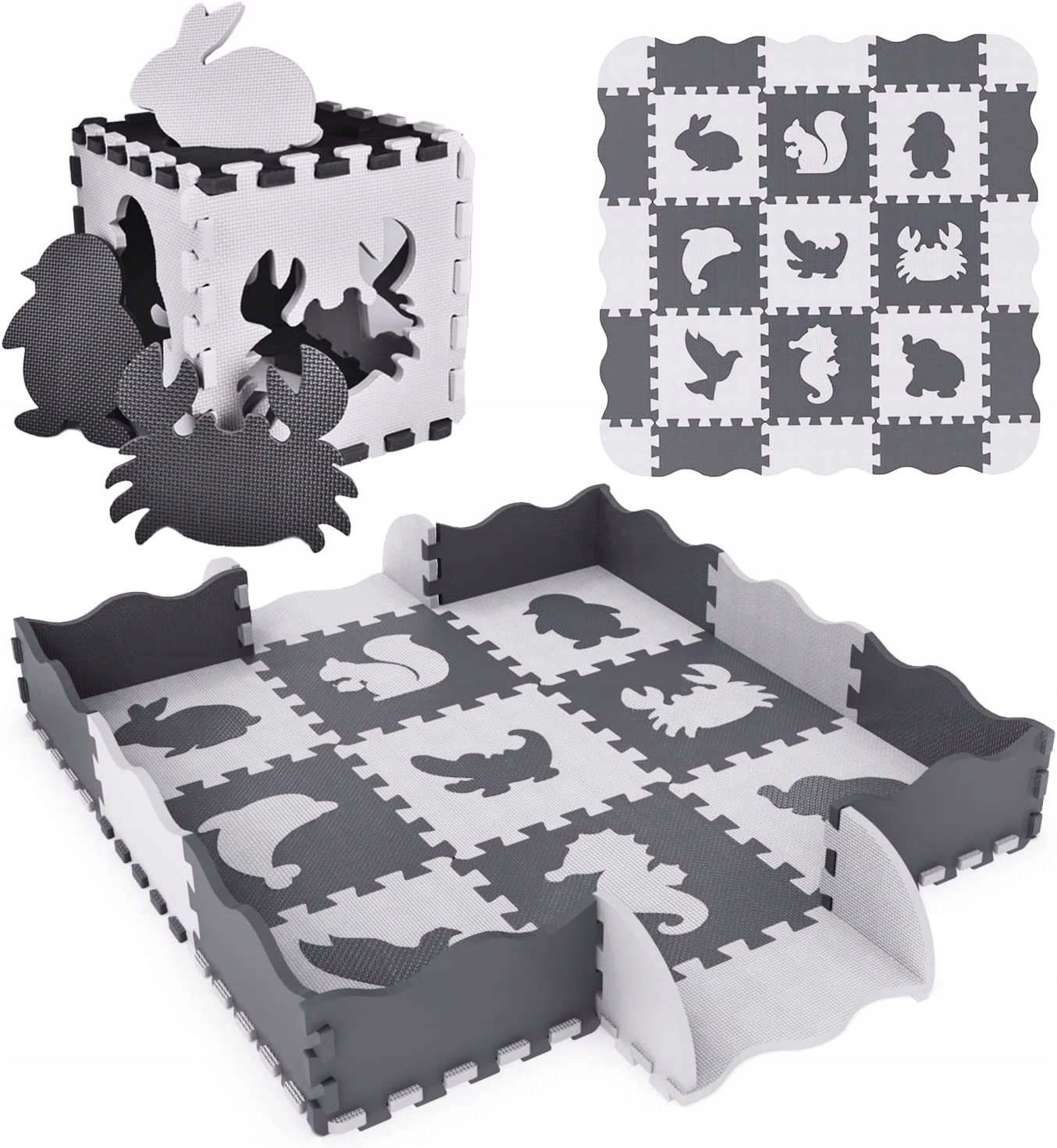 Penové puzzle - Magnetické palice xxl magnetické bloky