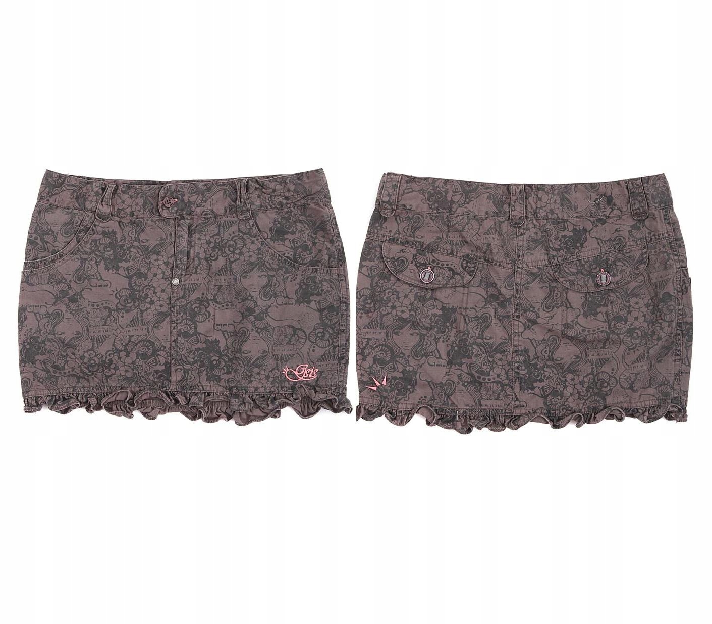 GSUS vzorovaná mini sukňa (11-12L)