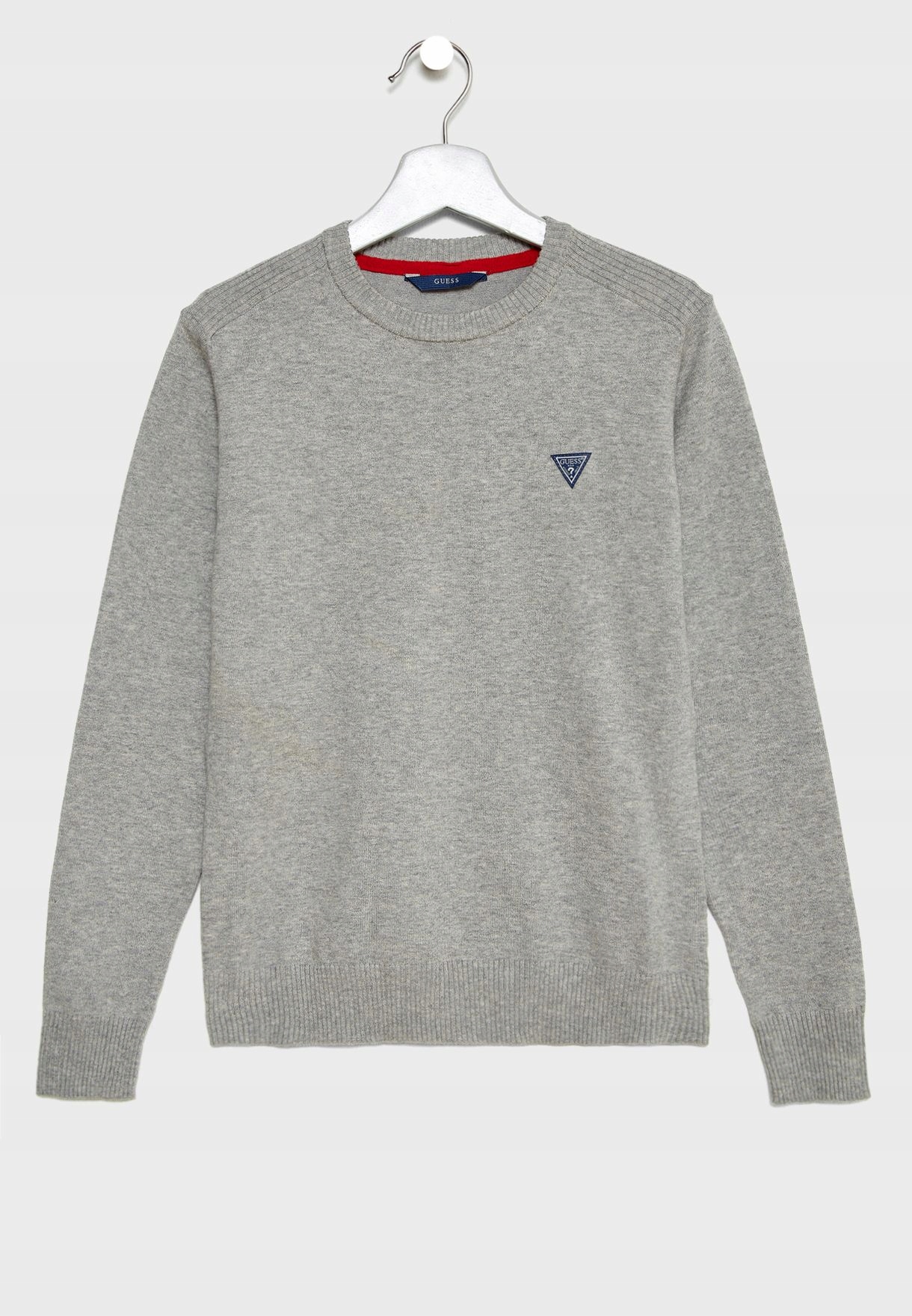 Detský sveter - Hádajte 8 šedý sveter