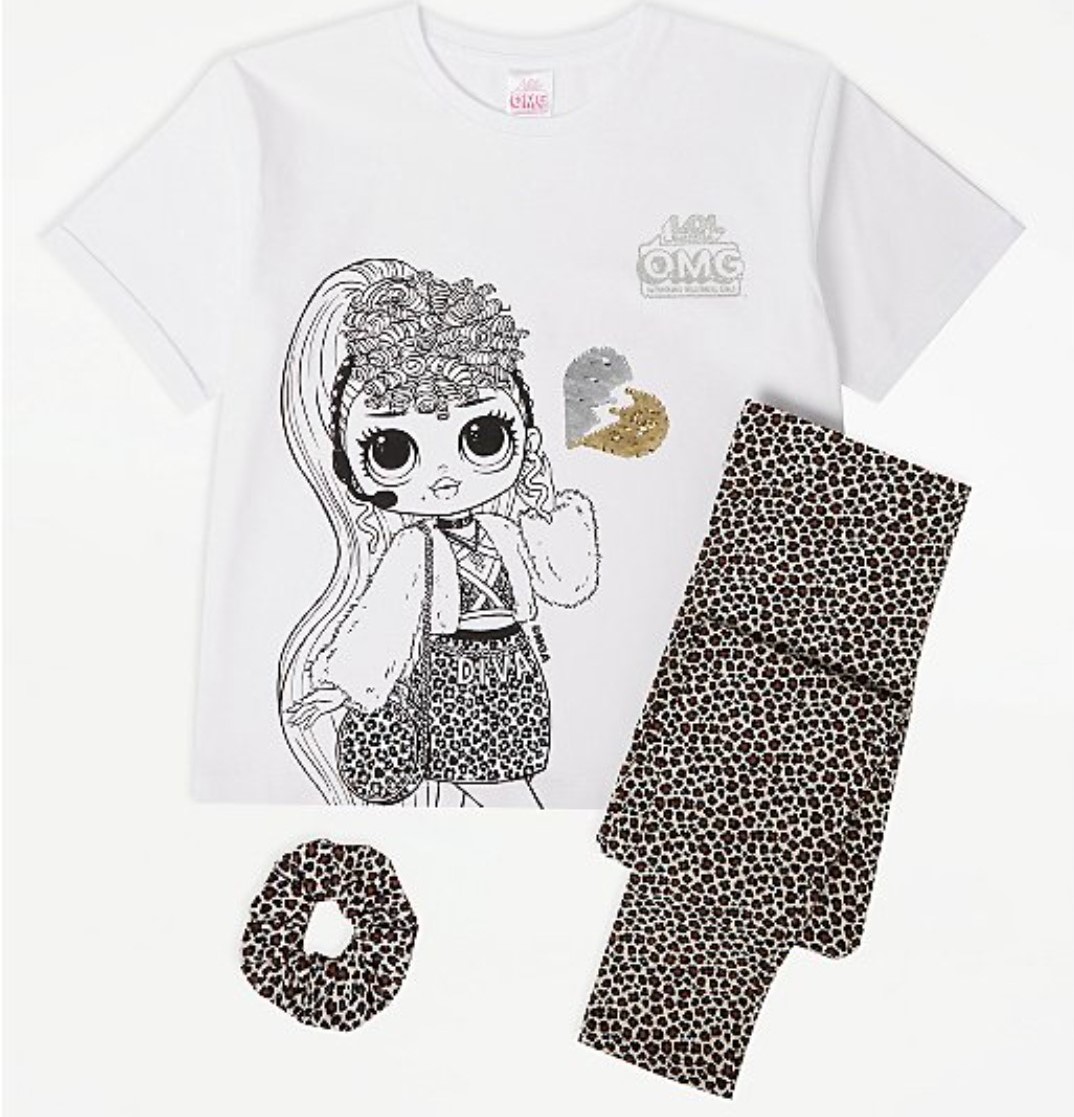 George 128 White, Brown Set