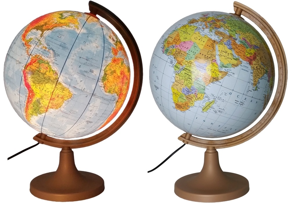 Globe 320 mm podsvietená 2in1 telefónna aplikácia
