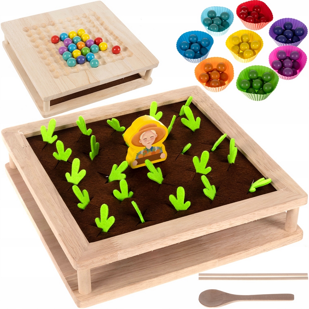 Montessori - Pexeso Memory Farm Montessori puzzle pre deti Formičky na pexeso