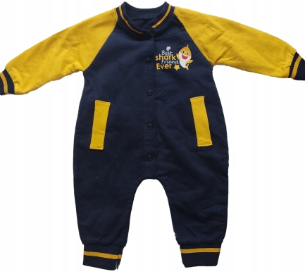 Detský komplet - Detská súprava Murat Baby 68 Navy Blue, žltá 1 ks.