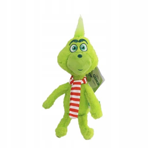 Nákrčník - Grinch šál zelený maskot plyšový hračky