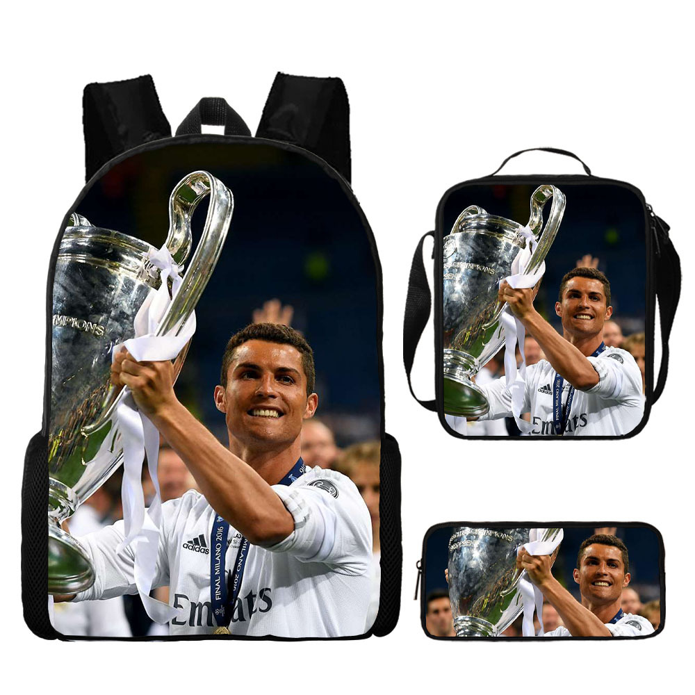 Trojdielny batoh futbalovej hviezdy Ronalda