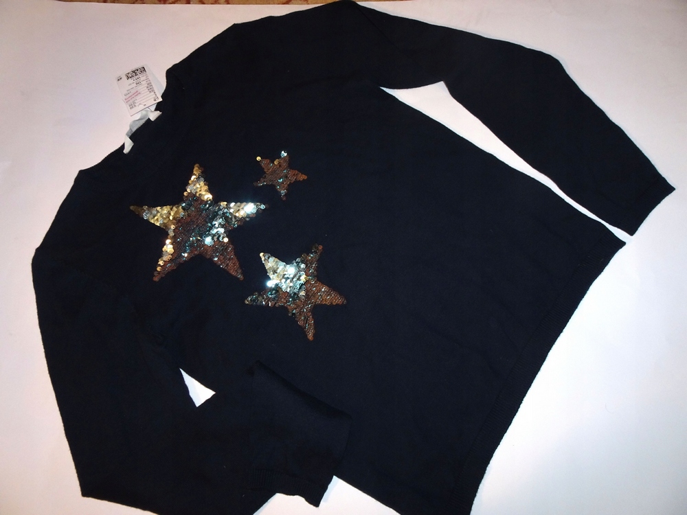 Detský sveter - H&M 170 Navy modrý sveter