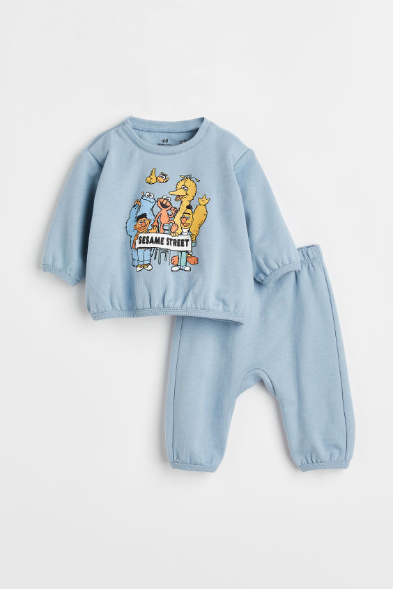 Detský komplet - Detská súprava H&M 74 Blue 2 PCS.