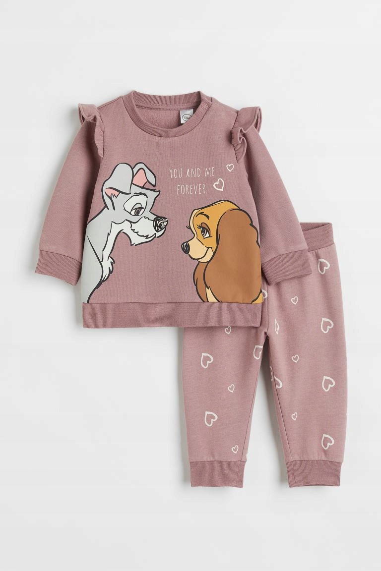 Detský komplet - Detská súprava H&M 74 ECRU 2 ks.