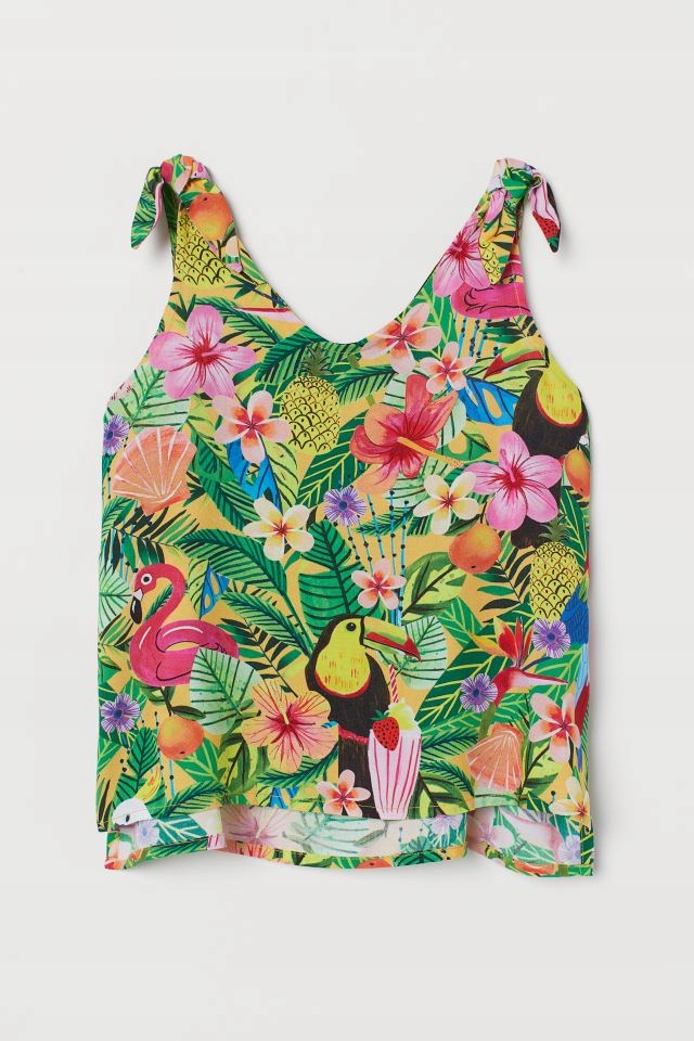 Top H&M 140 Multicolor, Green
