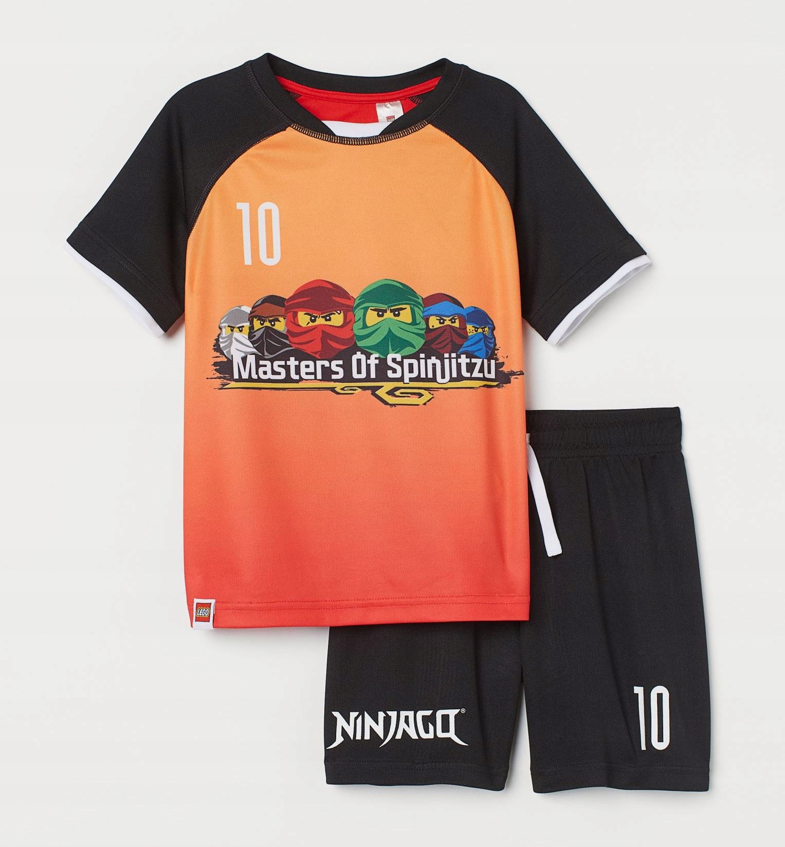 H&M 104 čierna, oranžová sada