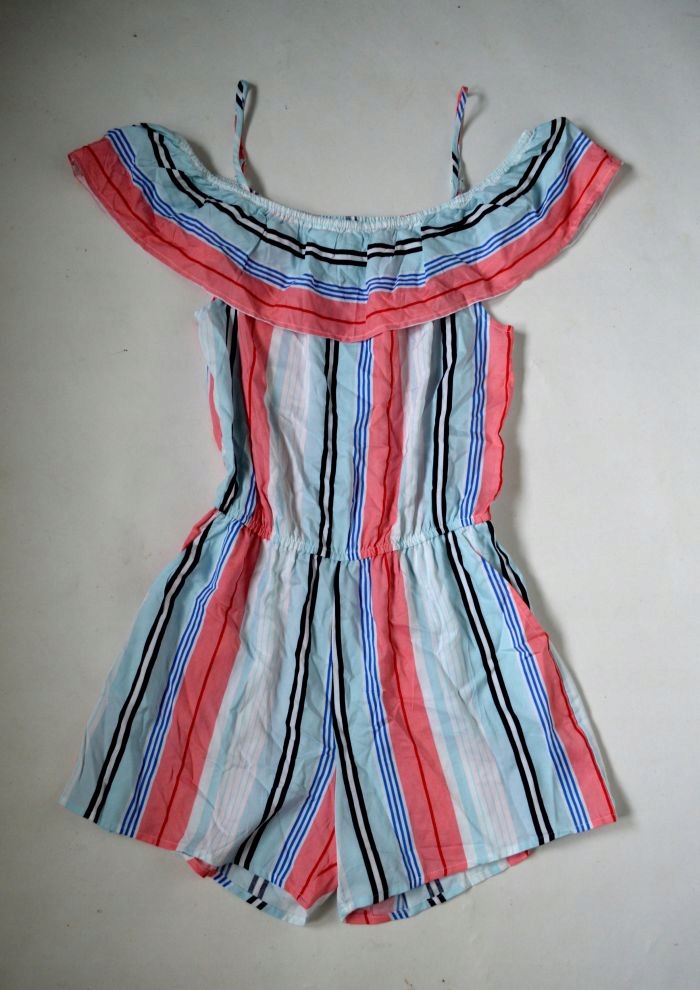 Detská košeľa - Krátke šortky H&M 152 biele, ružové, tyrkysové, viacsekvorované
