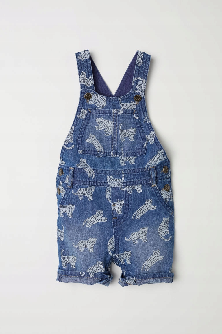 Detská košeľa - H&M 68 NAVY BLUE, modré šortky