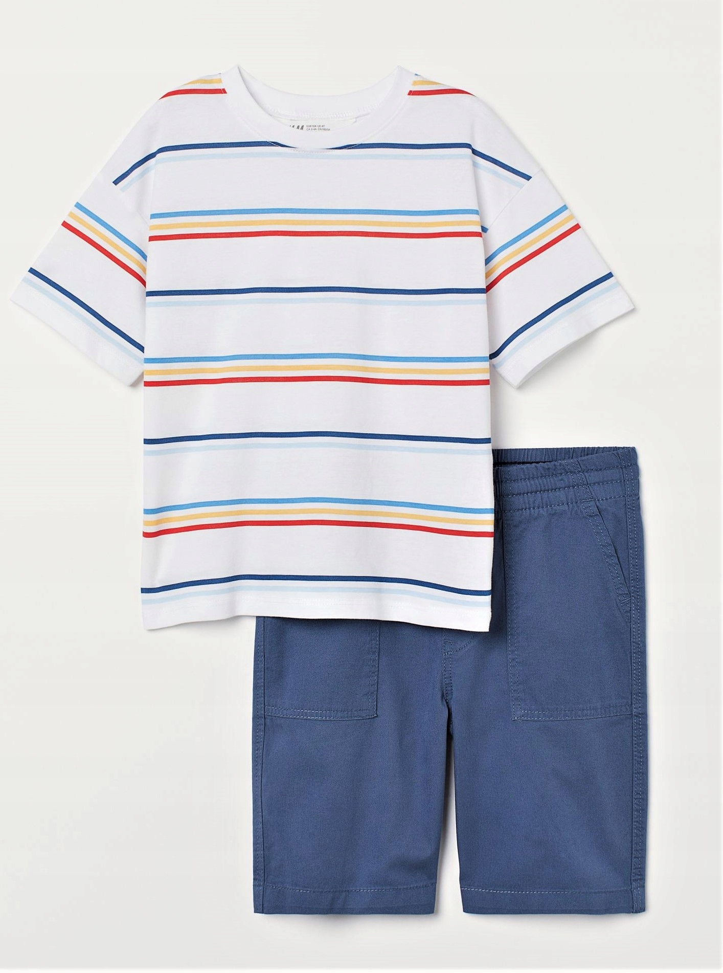 H&M 128 čierna, zelená sada
