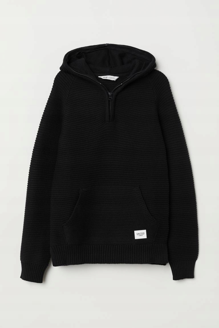 Detský sveter - H&M 134 Čierny sveter