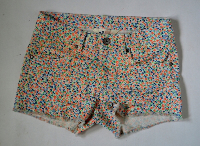 Detská košeľa - H&M 152 Shorts Navy, Orange, Multi -Colored, Green
