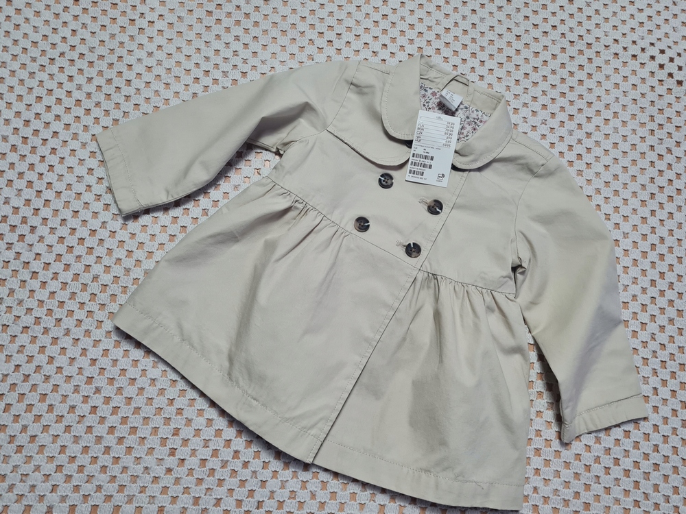 Detská bunda - H&M Coat bunda 86