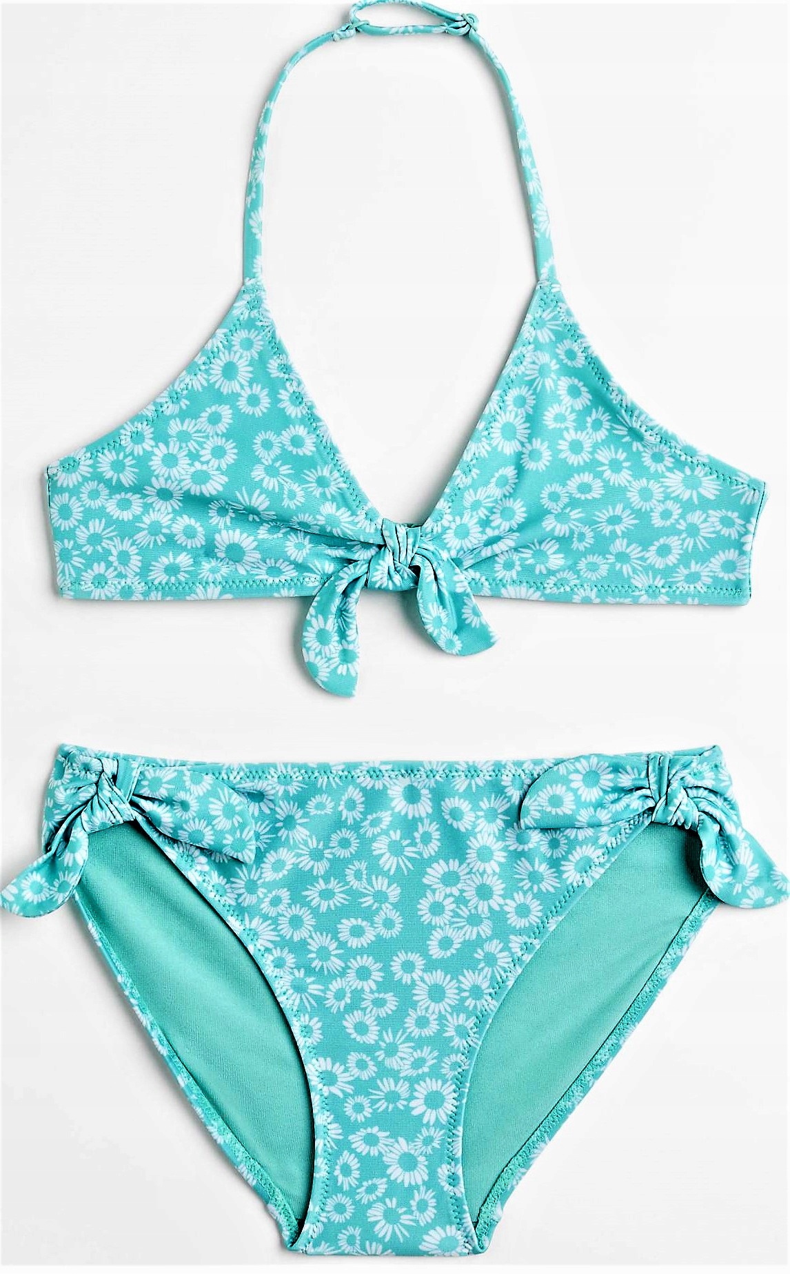 Detské plavky - Dva kusy h & m outfit 146 biely, tyrkysový, žltý