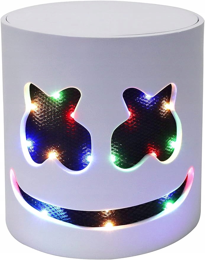 HALLOWEEN DJ MASK LED MARS FOAM HOOD