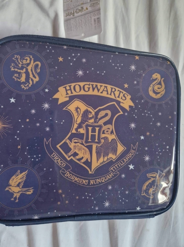 Detský desiatový box, fľaša - Harry Potter Lunch Box Rokfort Navy
