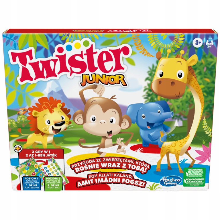 HASBRO Game Twister Junior Board so zvieratkami