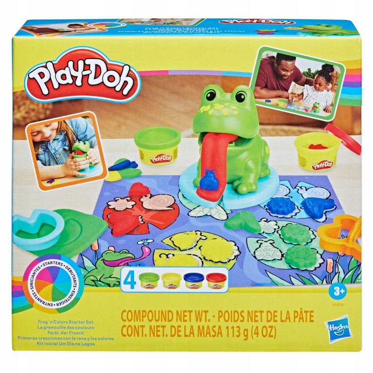 Modelovacia hmota - Hasbro Play-Doh sada žabiek a farieb učenia F6926