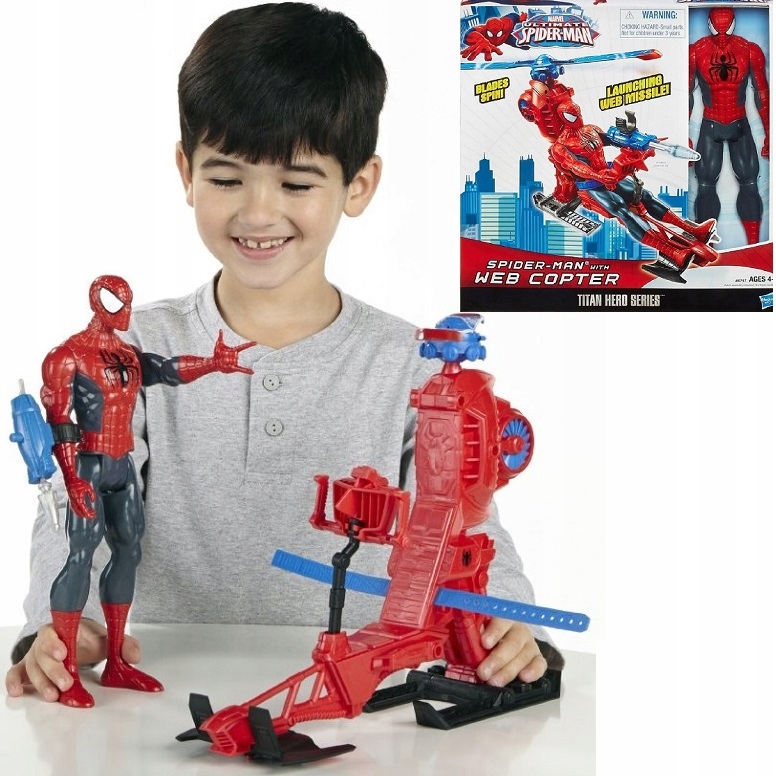 Hasbro Spiderman 30 cm + A6747 vrtuľník