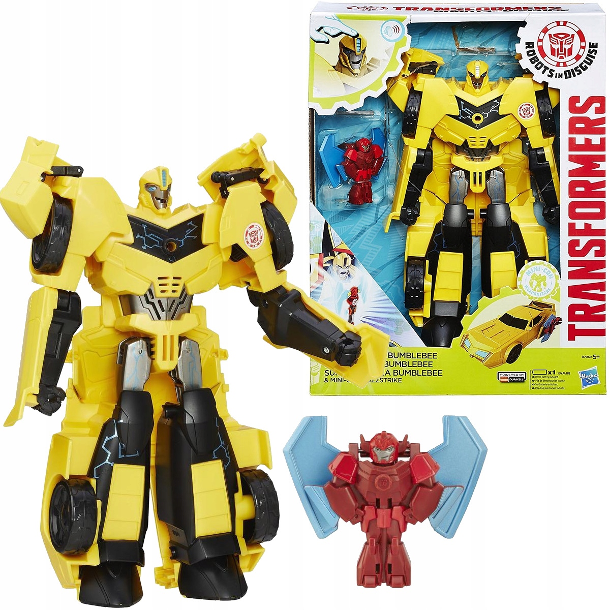 HASBRO TRANSFORMERS ROBOTY V PREVLEČENÍ BUMBLEBEE I MINI-CON BUZZSTRIKE