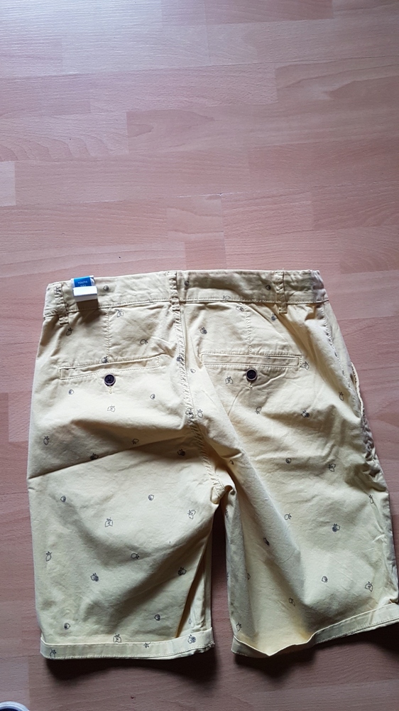 Detská košeľa - Hous Shorts 164 žltý