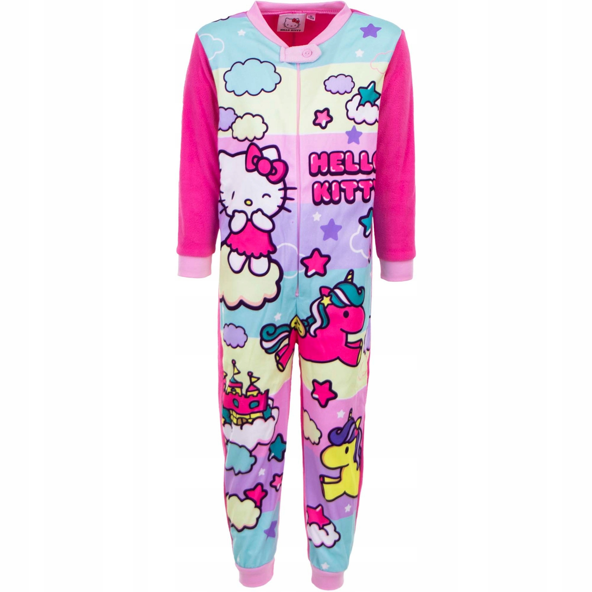 Pyžamo, župán - Onesie (kombinézy) Sun City Veľkosť 128 ružová, viacnásobná