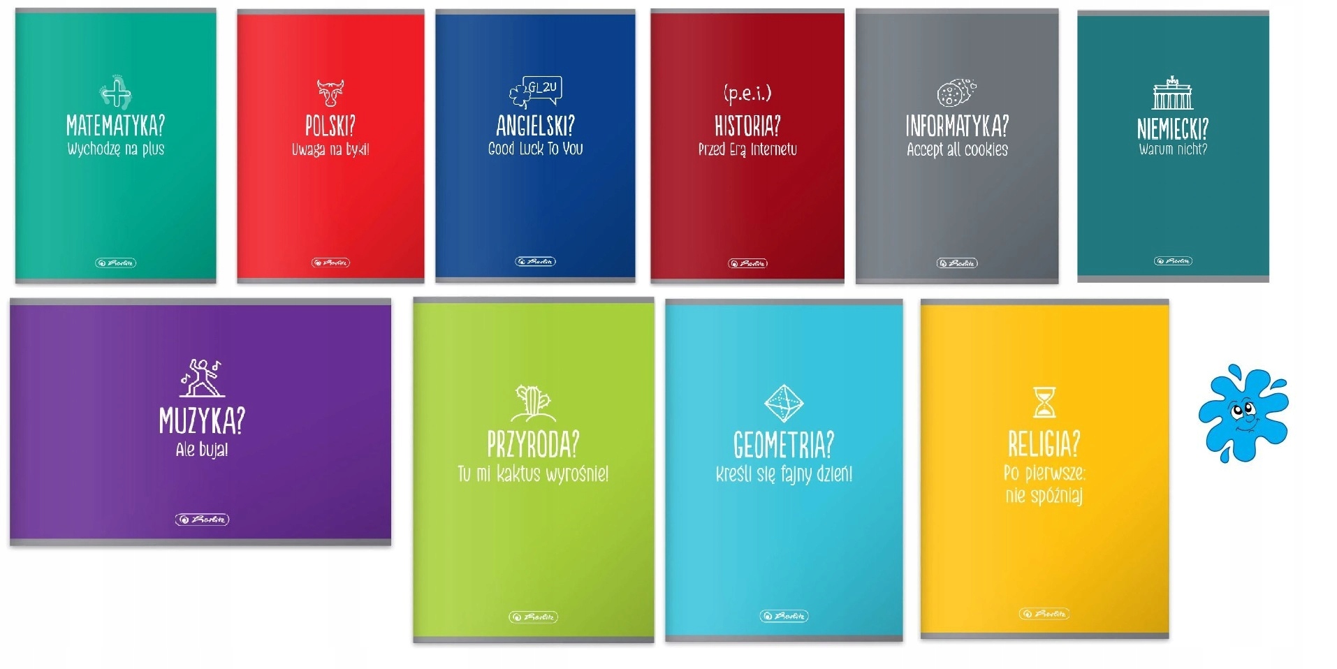 Herlitz tematický set zošitov NATURE x 10