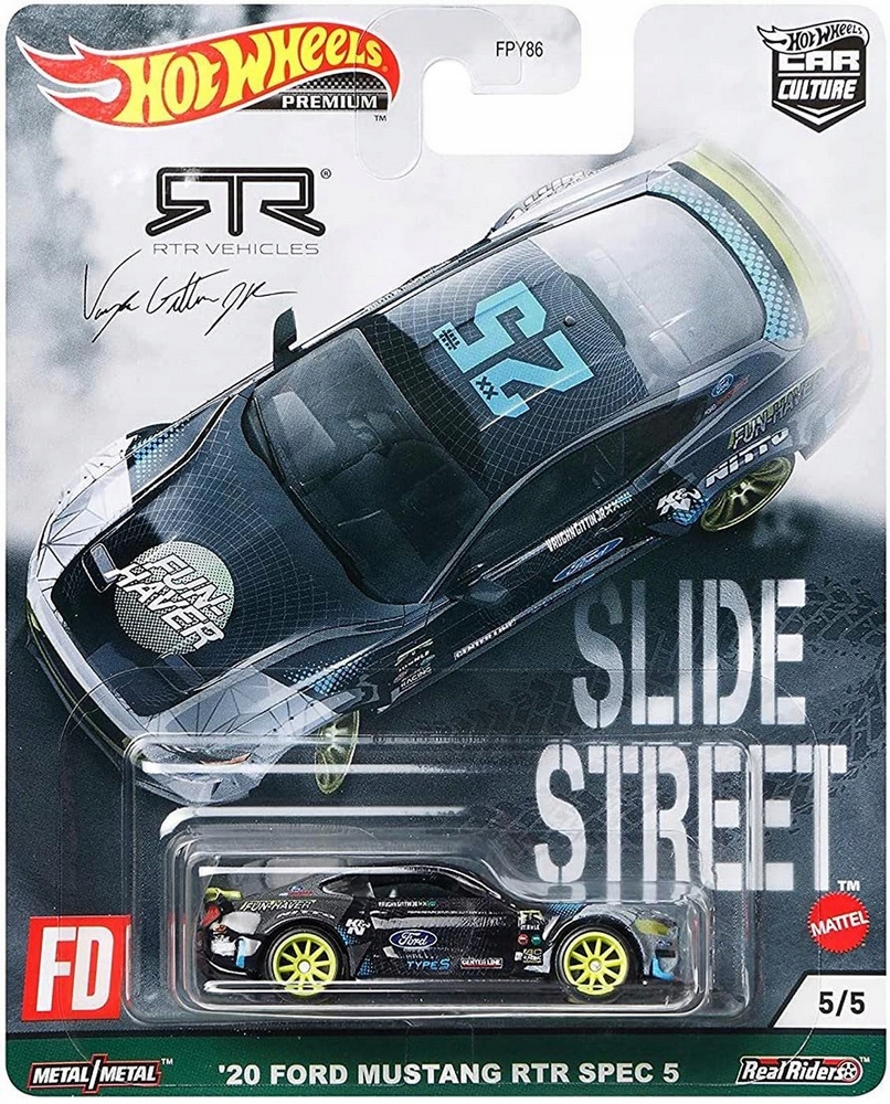 Samochód Hot Wheels Premium Car Culture Slide Street '20 Ford Mustang RTR SPEC 5