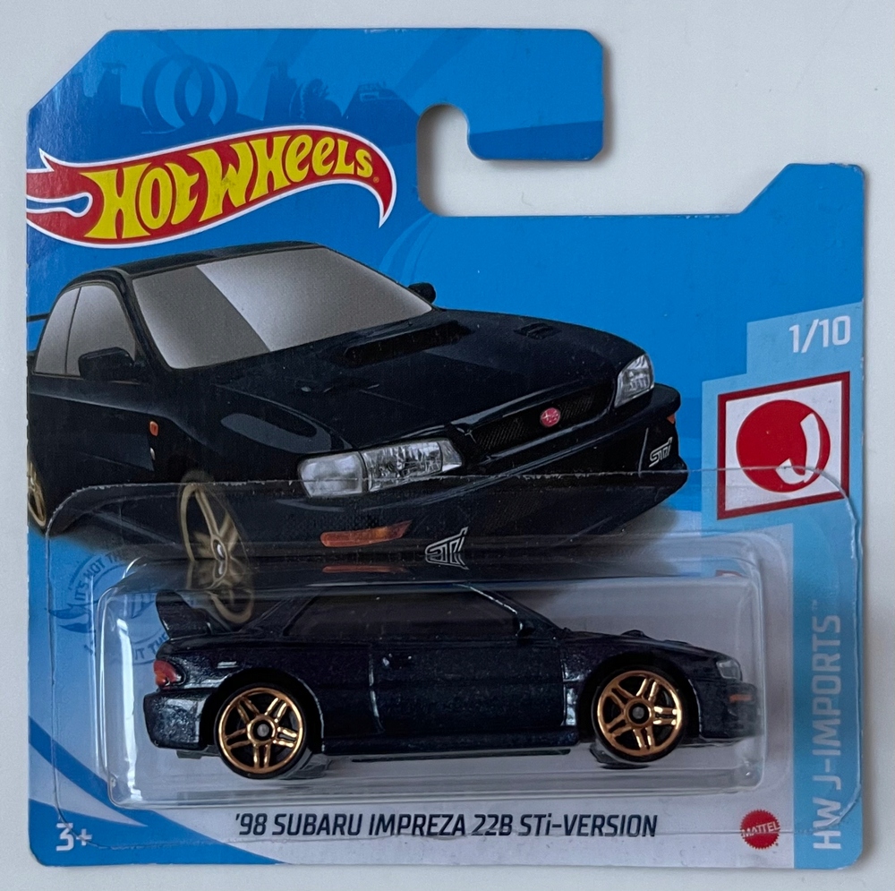 HOT WHEELS '98 Subaru IMPREZA 22B STI GTB01