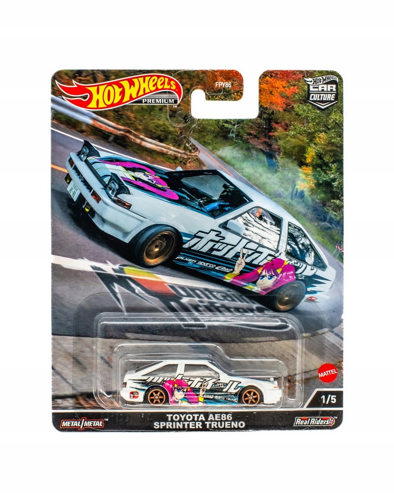 HOT WHEELS PREMIUM 1:64 TOYOTA AE86 SPRINTER TRUENO DRIFT