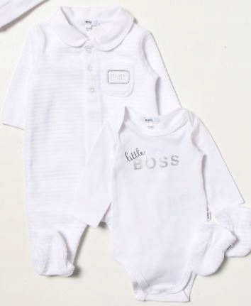 Dojčensky overal - PAJACYK HUGO BOSS 60 biela