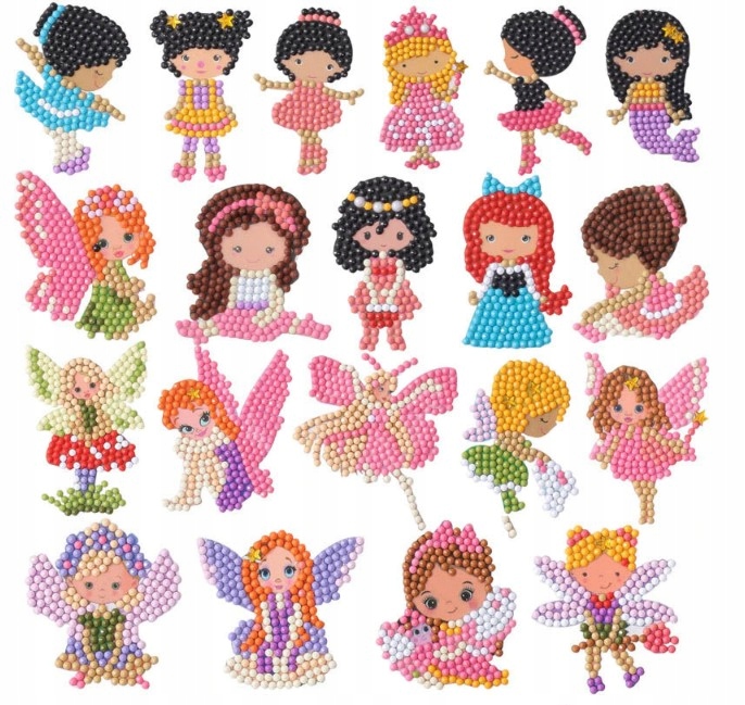 Diamantové vyšívacie samolepky Mosaic Beads Stickers