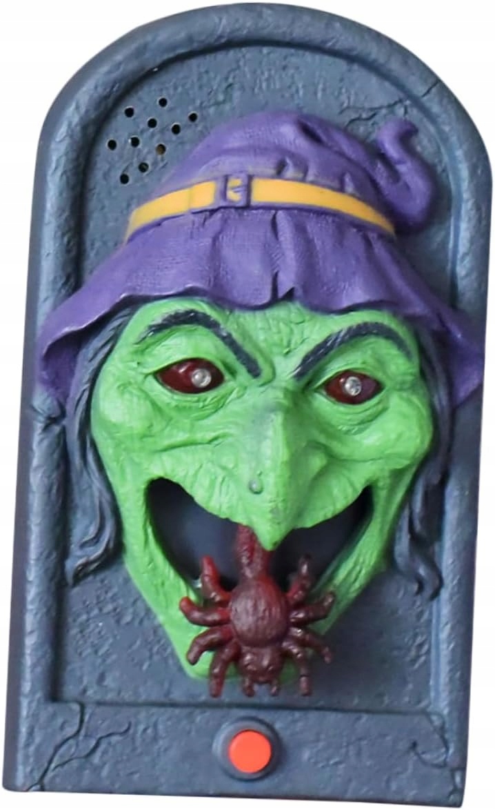 Halloween Strašidelný dekor Strašidelný zvonček Halloweensky zvonček so zvukom